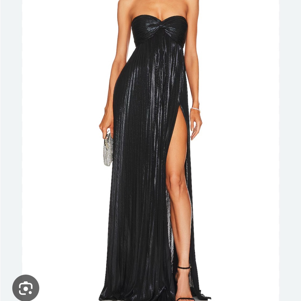 Retrofete Black Strapless Dress